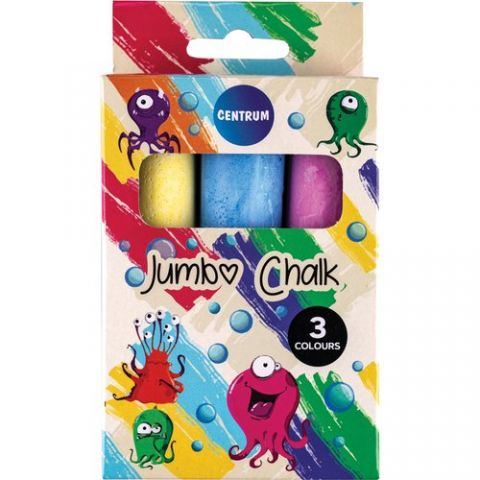 TIZAS de COLORES CENTRUM JUMBO COLOR ESTUCHE de 3