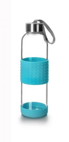 BOTELLA VIDRIO IBILI SKY 500ml BOROSILICATO AZUL