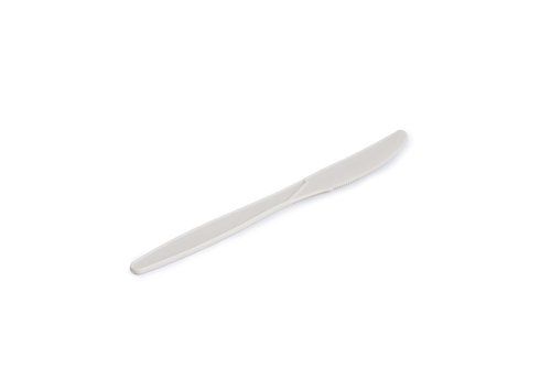 CUCHILLO DE MAIZ BIODEGRADABLE 18 cm. BLANCO PAQUE