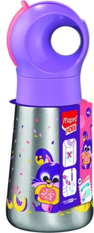 BOTELLA MAPED PICNIK MINIIZ 350ml  INOX CONEJO