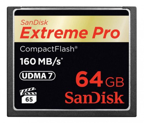 Sandisk 64GB Extreme Pro CF 160MB/s memoria flash