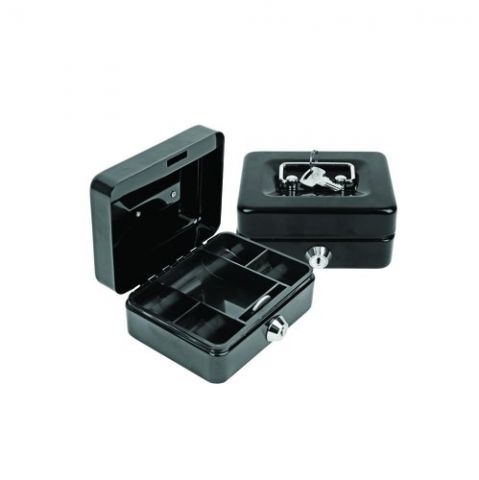 CAJA DE CAUDALES FOROFIS 12x9x6 cm NEGRO