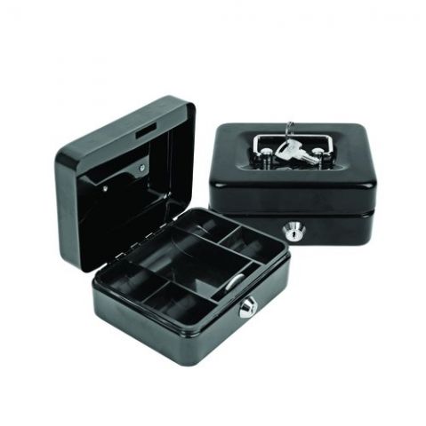 CAJA DE CAUDALES FOROFIS 15x18x7,5 cm NEGRO