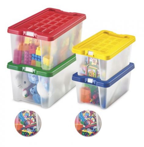 CAJA ALMACENAMIENTO FAIBO 9,2 LITROS APILABLE CON