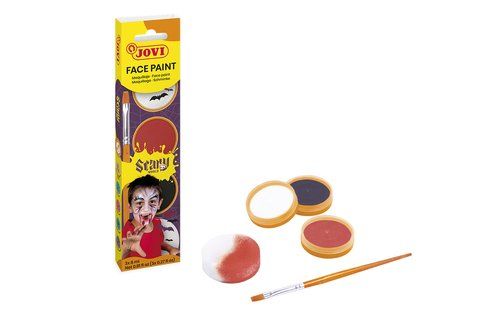 MAQUILLAJE JOVI CREMA FACE PAINT  SET SCARY BOTE d