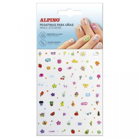 MAQUILLAJE ALPINO PEGATINAS PARA UÑAS AUTOADHESIVA