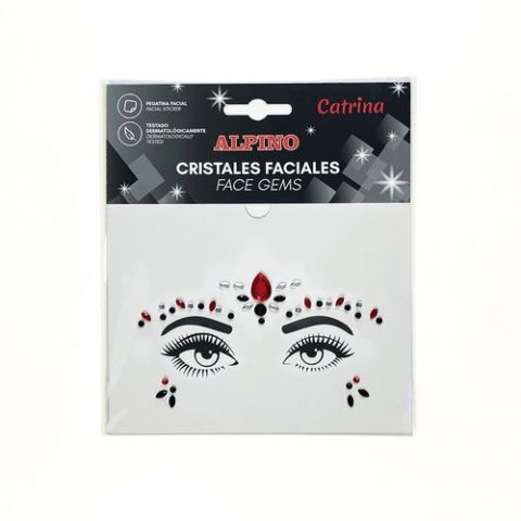 MAQUILLAJE ALPINO SET DE CRISTALES FACIALES CATRIN