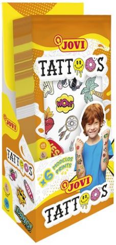 TEMPORARY TATTOOS JOVI EXPOSITOR DE 24