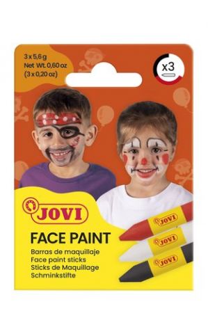 MAQUILLAJE JOVI BARRA FACE PAINT SCARY ESTUCHE de