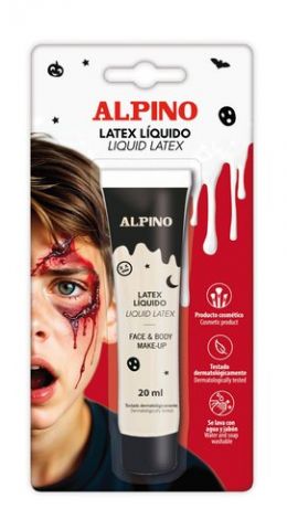 MAQUILLAJE ALPINO LATEX LIQUIDO BLISTER de 20ml.