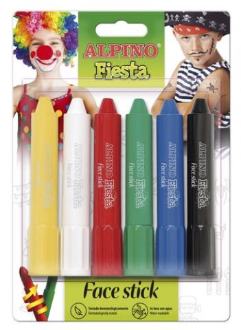 MAQUILLAJE ALPINO FIESTA FACE STICK BARRA de 5 gr.