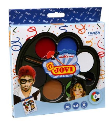 MAQUILLAJE JOVI FUNKY de 3 g PALETA de 6 COLORES