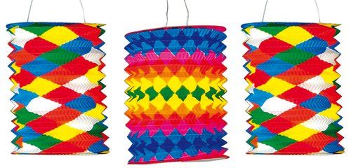 FAROLES CILINDRICO DECORADOS SURTIDOS DIAM. 15CM P