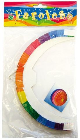 FAROLES ESFERICO DECORADO SURTIDOS DIAM. 22CM PACK