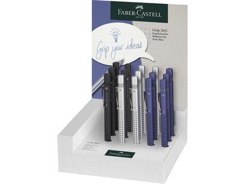 BOLIGRAFO FABER-CASTELL GRIP 2011 EXPOSITOR DE 15