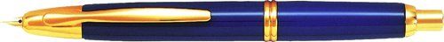 PLUMA PILOT CAPLESS RETRACTIL 1500 ORO AZUL (M)