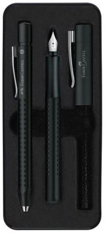 JUEGO BOLIGRAFO+PLUMA FABER-CASTELL GRIP 2011 (M)