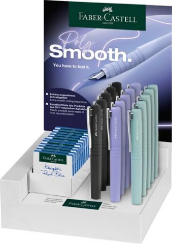 PLUMA FABER-CASTELL POLY PEN EXPOSITOR de 25 SURTI