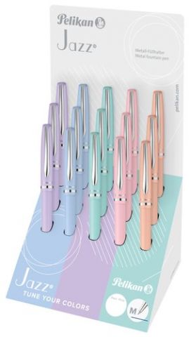 BOLIGRAFO PELIKAN JAZZ PASTEL SURTIDO EXPOSITOR DE
