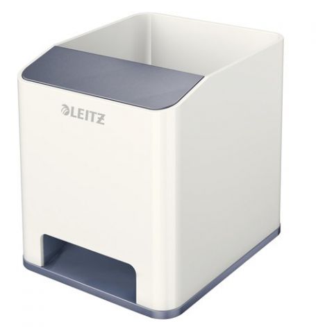 CUBILETE LEITZ WOW DUAL BLANCO PERLA/GRIS
