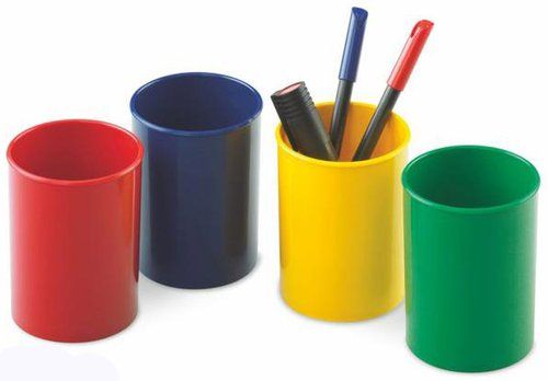 CUBILETE FAIBO PLASTICO OPACO ROJO