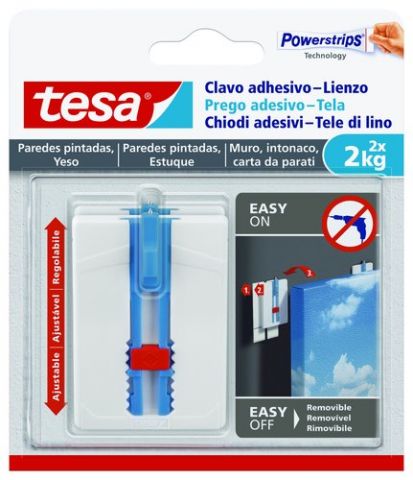 CLAVO ADHESIVO TESA AJUSTABLE PARA LIENZOS 2 Kg