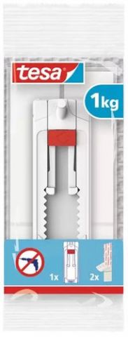 CLAVO ADHESIVO TESA AJUSTABLE PARA PAREDES PINTADA