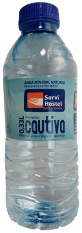 AGUA MINERAL NATURAL SERVIHOST BOTELLA 330ml