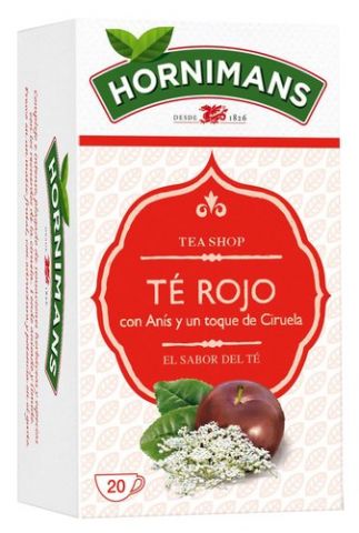 TE ROJO HORNIMANS CAJA DE 20 SOBRES