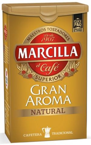 CAFE MOLIDO MARCILLA NATURAL CON CIERRE CLICKPAQ P