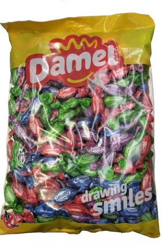 CARAMELO SURTIDO DAMEL BOLSA DE 1 KILO