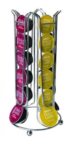 DISPENSADOR CAPSULAS DOLCE GUSTO IBILI MAUNA ACERO