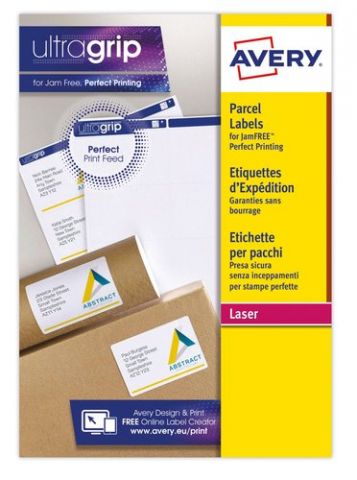 ETIQUETAS ADH.IMPR.AVERY A4 BLANCA C.ROMOS CAJA 10