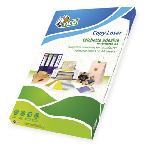 ETIQUETAS ADH.IMPR.TICO A4 COPY LASER CAJA 100h 52