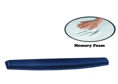 REPOSAMUÑECAS FELLOWES TECLADO MEMORY FOAM AZUL