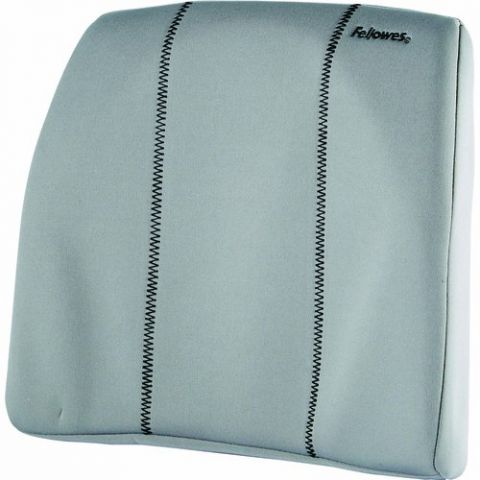 RESPALDO ERGONOMICO FELLOWES DE ESPUMA SLIM GRIS