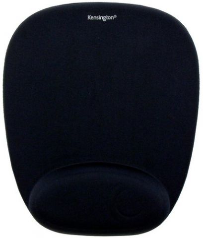 ALFOMBRILLA KENSINGTON C/REPOSAMUÑECAS ESPUMA NEGR