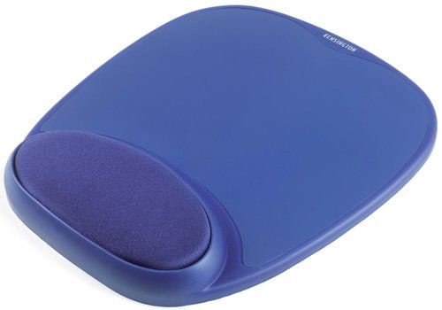 ALFOMBRILLA KENSINGTON C/REPOSAMUÑECAS ESPUMA AZUL