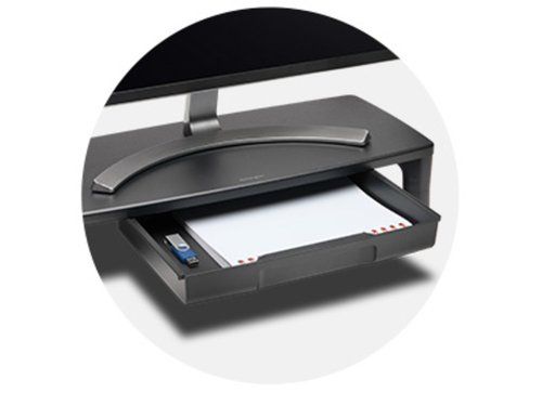 SOPORTE MONITOR KENSINGTON SMARTFIT CON CAJON NEGR