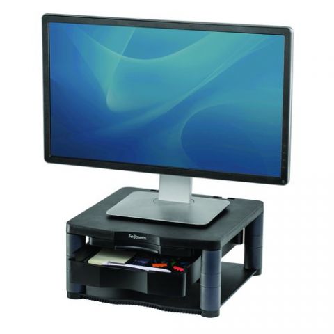 SOPORTE MONITOR FELLOWES PLUS GRAFITO