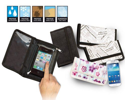 FUNDA IBERPLAS PARA MOVIL 115x60 mm. FLORES