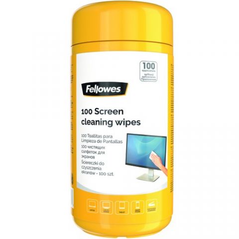 TOALLITAS FELLOWES LIMPIADORAS PARA PANTALLA DISPE