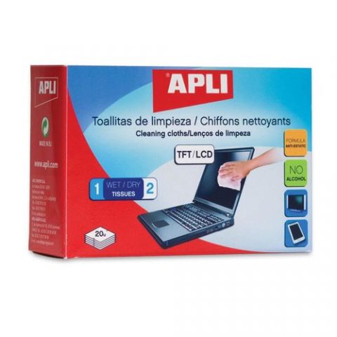 TOALLITAS APLI LIMPIADORAS HUMEDAS B/20