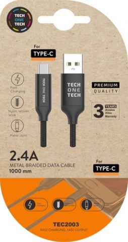 CABLE TECH-ONE-TECH USB-C-USB-A ALTO RENDIMIENTO 2