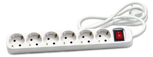 ENCHUFE PROTECTOR CEGASA 6 SALIDAS (REGLETA) CABLE