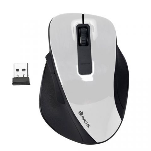 RATON NGS BOW OPTICO USB BLANCO