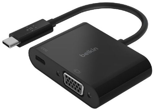 ADAPTADOR BELKIN USB-C A VGA CON ADAPTADOR DE CARG