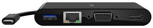 ADAPTADOR BELKIN USB-C A USB-A 3.0 , ETHERNET, VGA