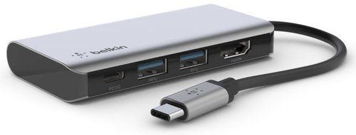 ADAPTADOR BELKIN USB-C A USB-C PD, 2x USB 3.0, HDM
