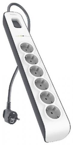 ENCHUFE PROTECTOR BELKIN 6 SALIDAS (REGLETA) CON P